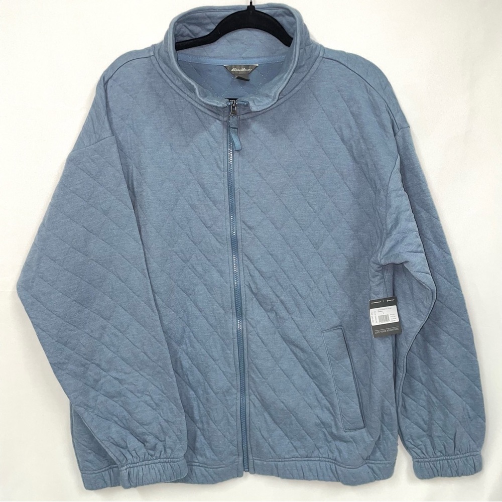 NWT EDDIE BAUER WR OUTLOOK FULL ZIP CLOTH STYLE JACKET